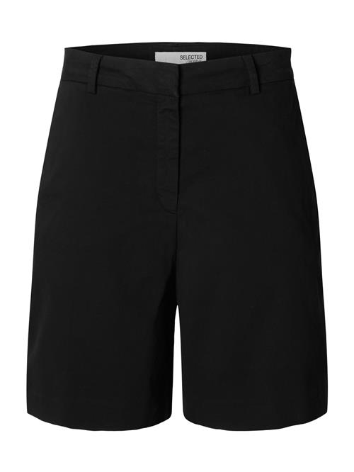 SELECTED Lærredsbukser 'SLFVienna'  sort