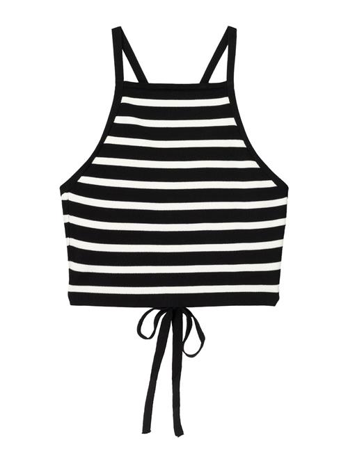 Bershka Sticktop  sort / hvid