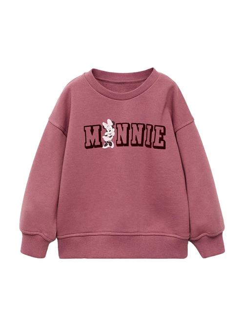 MANGO KIDS Sweatshirt 'MMINNIE'  pudder / vinrød / kirsebærsrød / hvid