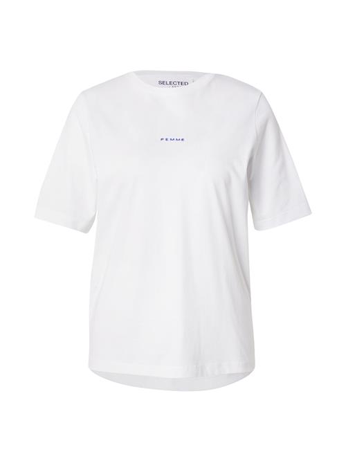 SELECTED Shirts 'SLFSIGNE-HANKIE'  blå / hvid