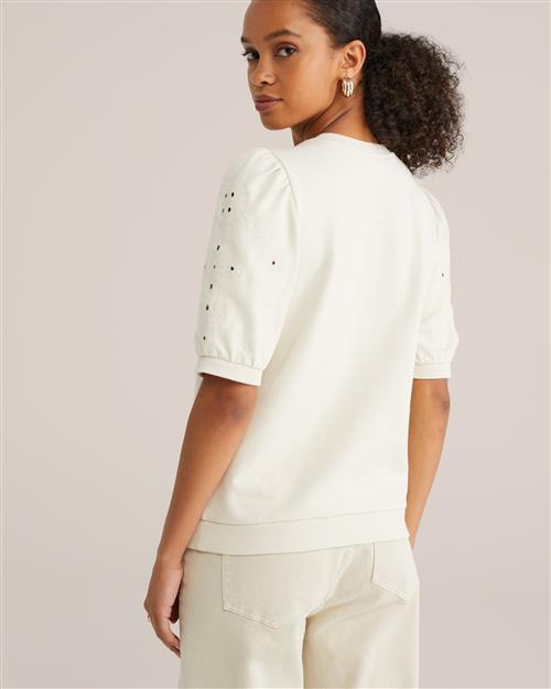 WE Fashion Sweatshirt  naturhvid