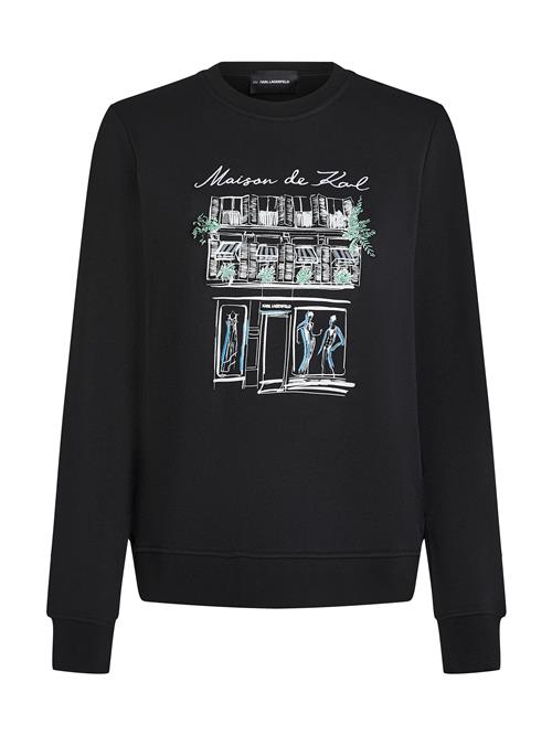 Karl Lagerfeld Sweatshirt  lyseblå / lysegrøn / sort / hvid