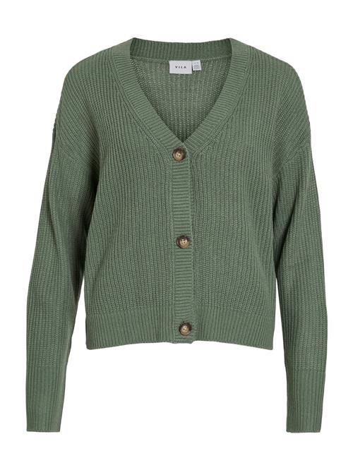 VILA Cardigan 'VIAVELINE'  mørkegrøn