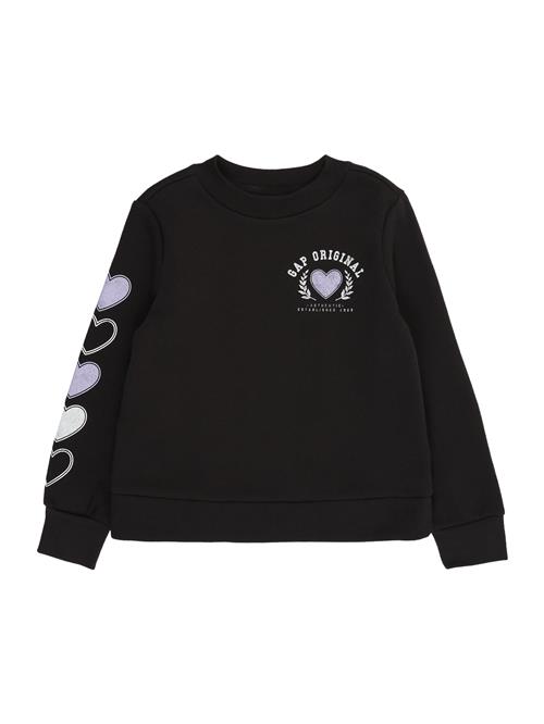 GAP Sweatshirt  lyselilla / sort