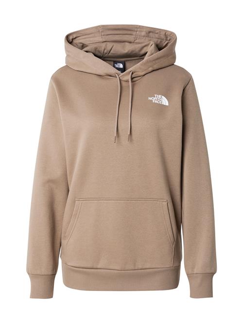 THE NORTH FACE Sweatshirt 'SIMPLE DOME'  lysebrun / hvid