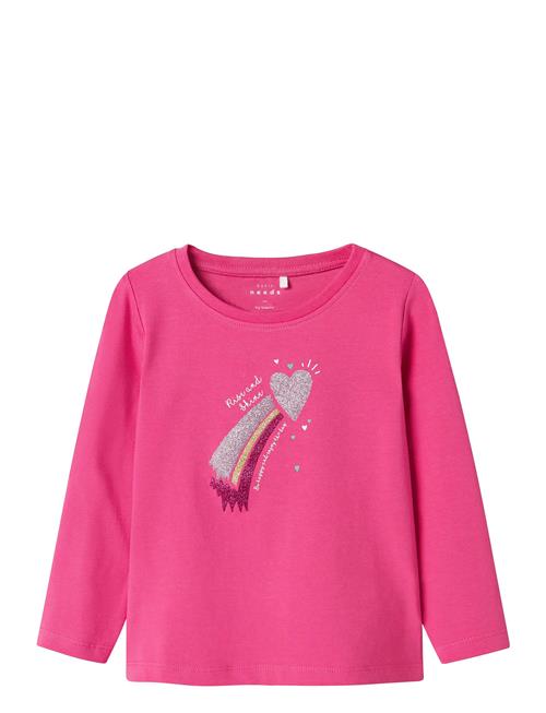 Nmfvix Ls Top Name It Pink