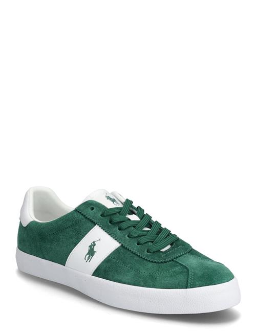 Court Vulc Suede Sneaker Polo Ralph Lauren Green