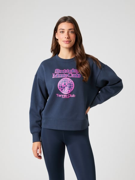 Björn Borg Borg Boyfriend Sweatshirt Marineblå, XL