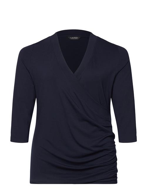Surplice Jersey Top Lauren Women Navy