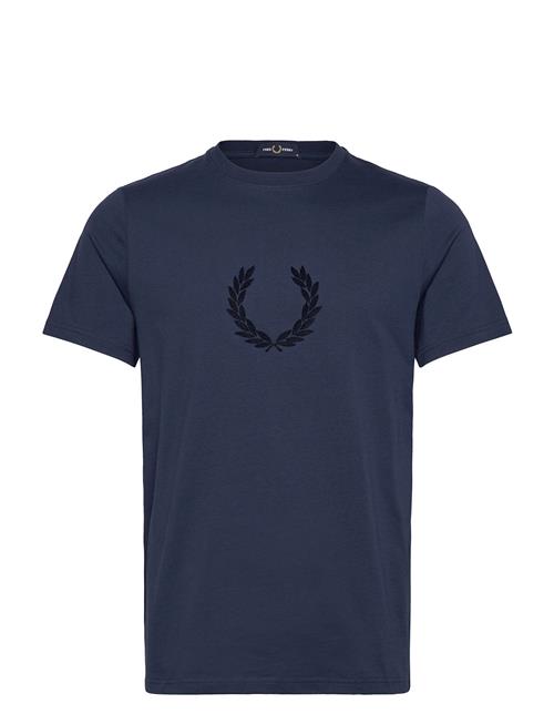Textr Laurel Wreath Tee Fred Perry Navy