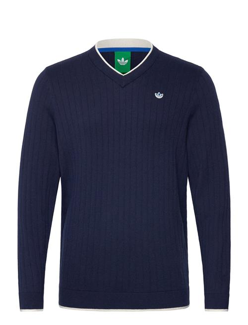 F Knit Sweater Adidas Golf Originals Navy