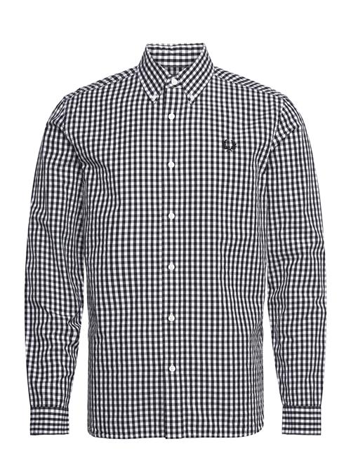 Gingham Shirt Fred Perry Black