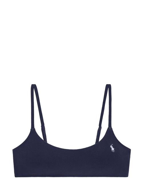 Prl Terry Solid Kennedy Bralette Polo By Ralph Lauren Swimwear Navy