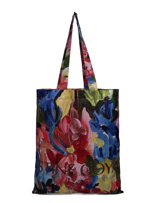 Se 2285 Tote Bags, Cotton Tote STINE GOYA Navy ved Booztlet