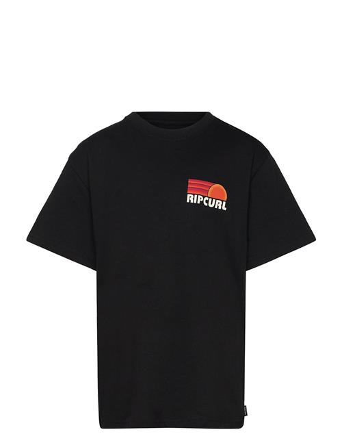 Surf Revival Stacked Tee-Boy Rip Curl Black