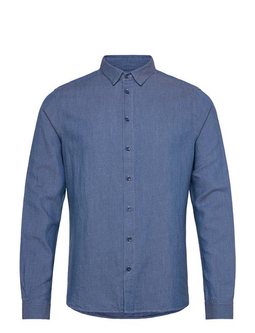 Mmgmarco Chambray Shirt Mos Mosh Gallery Blue