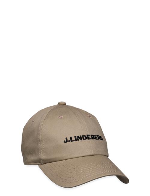 Elijah Cotton Logo Cap J. Lindeberg Beige