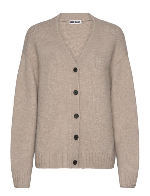 Fine Knitted Cardigan Weekday Beige