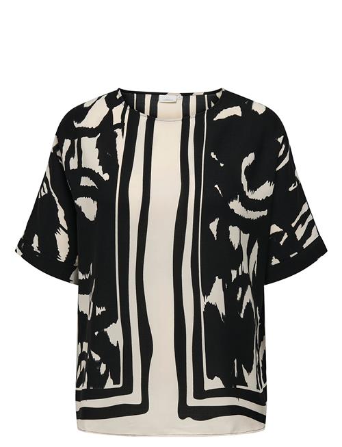 Carnicon Life Ss Top Aop ONLY Carmakoma Black