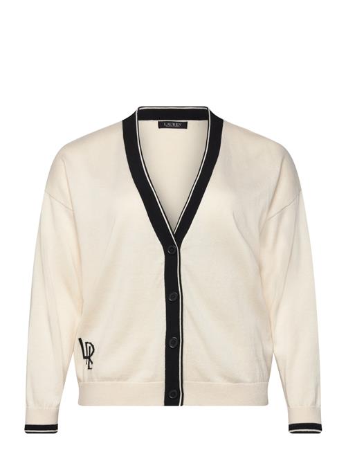 Two-T Cotton-Blend Cardigan Lauren Women Cream