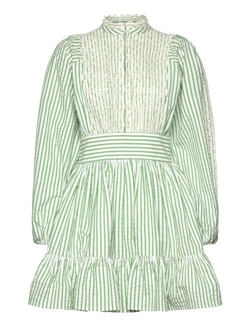 Seersucker Mini Dress By Ti Mo Green