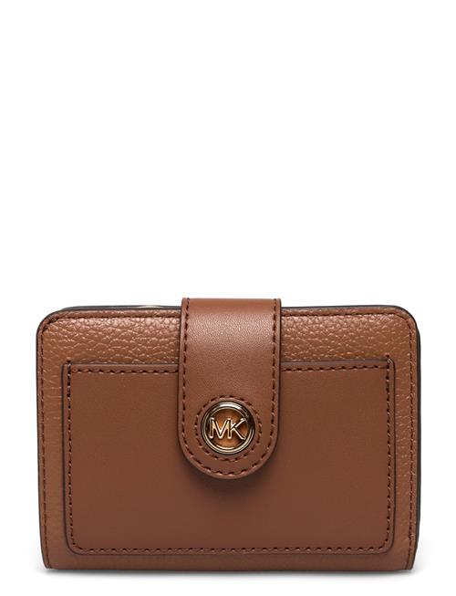 Sm Tab Compact Pckt Wllt Michael Kors Brown