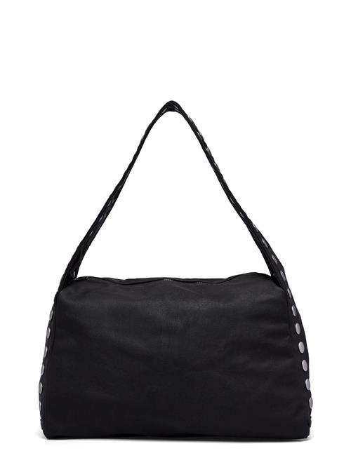 Studded Faux Leather Shoulder Bag Weekday Black