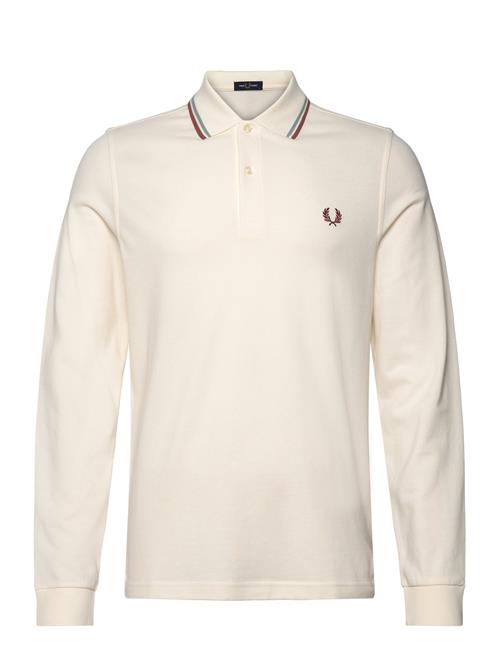 Ls Twin Tipped Fp Shirt Fred Perry Cream