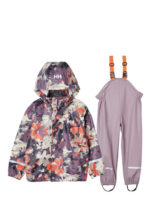 K Bergen 2.0 Pu Rainset Aop Helly Hansen Purple