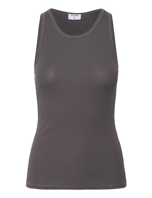 Fine Rib Tank Filippa K Brown