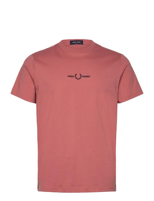 Embroidered T-Shirt Fred Perry Coral