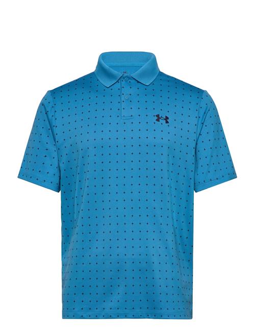 Ua Matchplay Printed Polo Under Armour Blue