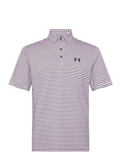 Ua Playoff 3.0 Stripe Polo Under Armour Pink