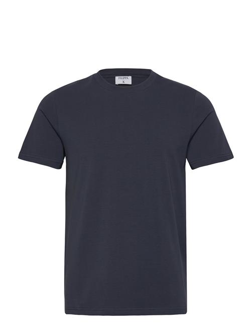 Stretch Cotton Tee Filippa K Navy