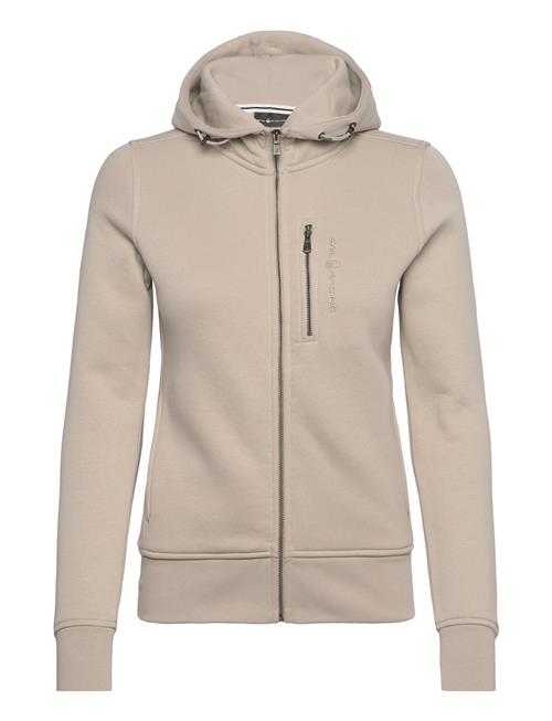W Gale Zip Hood Sail Racing Beige