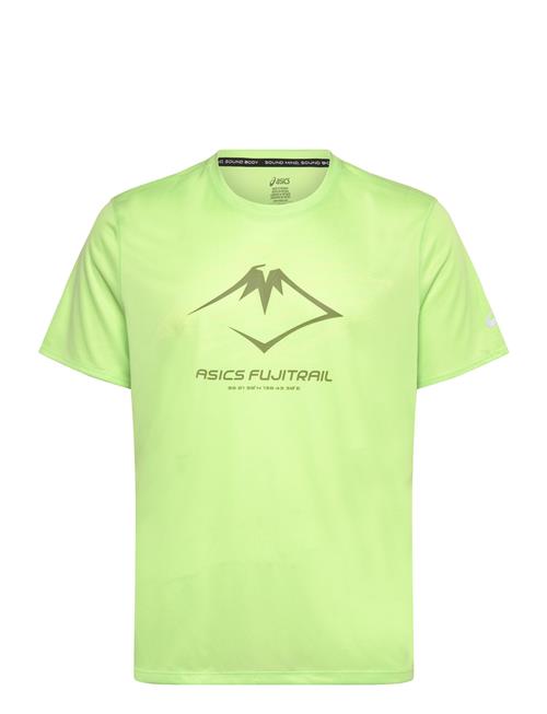 Fujitrail Logo Ss Top Asics Green