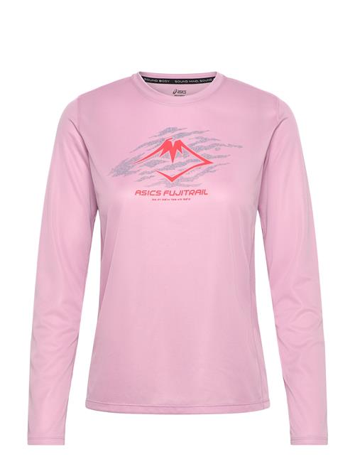 Fujitrail Logo Ls Top Asics Pink