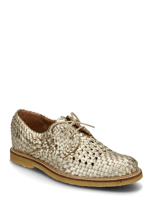 Shoes - Flat - With Lace ANGULUS Gold