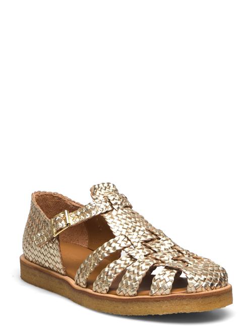 Sandals - Flat - Closed Toe ANGULUS Gold