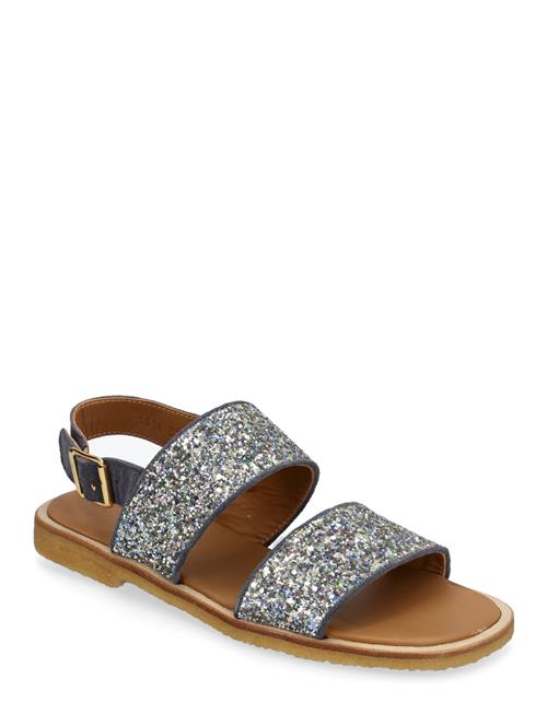 Sandals - Flat ANGULUS Silver