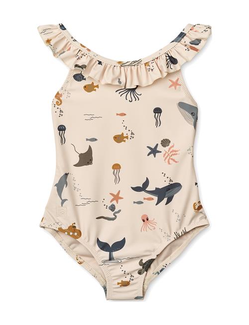 Kallie Printed Swimsuit Liewood Beige