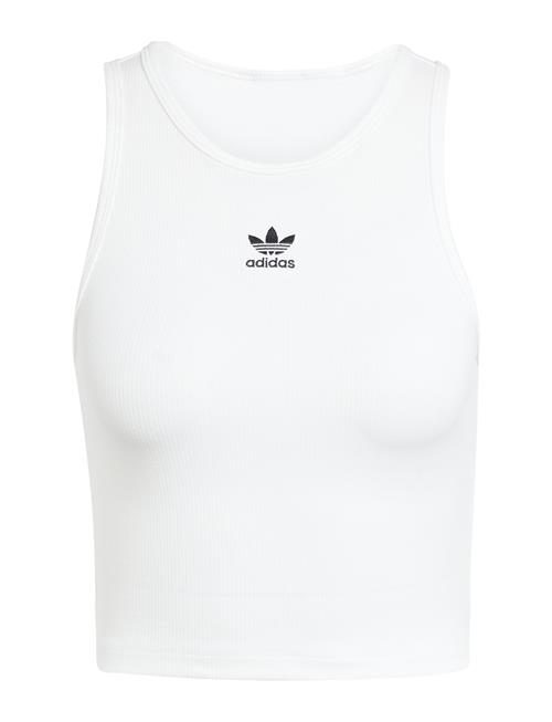 Ess Rib Tank Adidas Originals White
