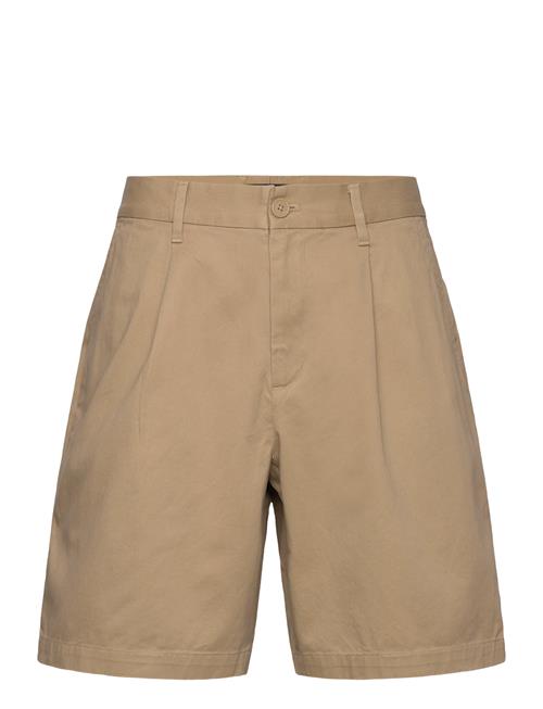 Long Pleated Short Fred Perry Beige