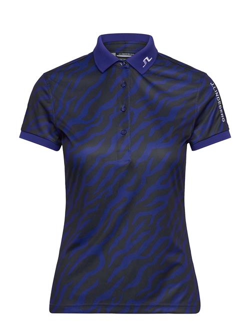 Tour Tech Print Polo J. Lindeberg Navy