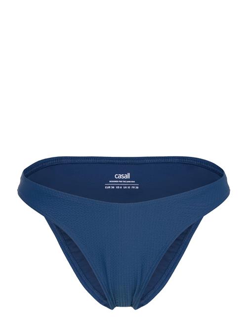 Waffle High Leg Bikini Bottom Casall Navy