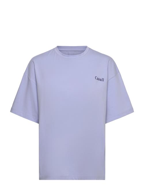 Over D Cotton Blend Tee Casall Blue