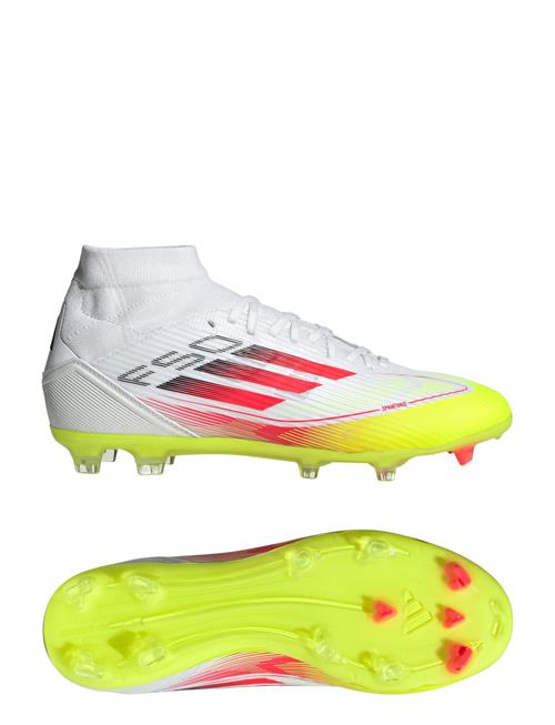 F50 League Fg/Mg Mid W Adidas Performance White