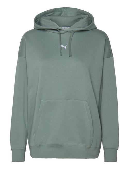 Ess Over D Hoodie Fl PUMA Green