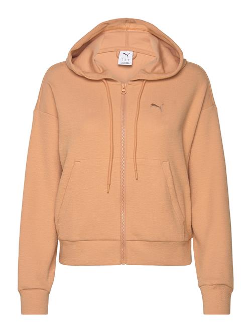 Her Comfort Crop Full-Zip Hoodie PUMA Beige