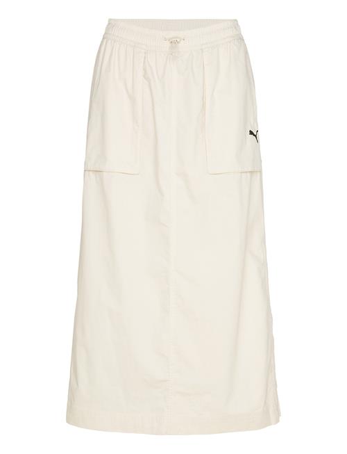 Future.puma.archive Zip-Off Maxi Woven Skirt PUMA Cream